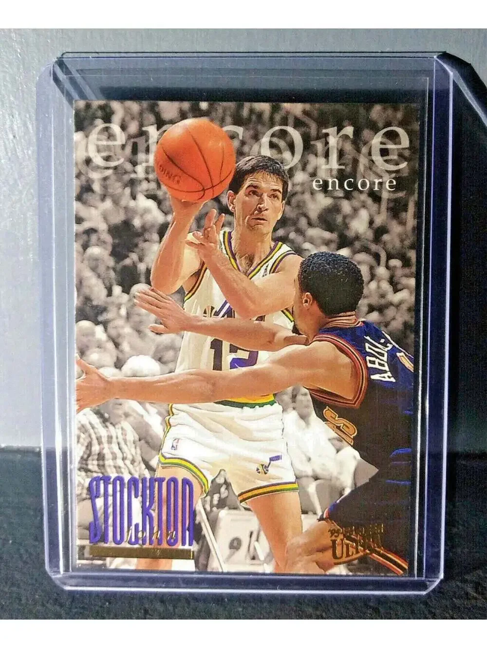 1995-96 John Stockton #343 Ultra Encore Basketball Card